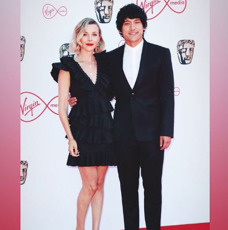 Sophia Di Martino with her boyfriend Will Sharpe.